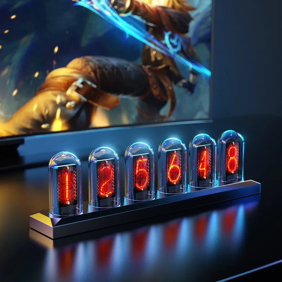 RGB LED Nixie Tube Clock Night Light