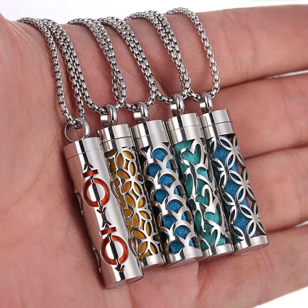 aromatherapy essential oil perfume fragrance necklace accessory