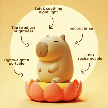 capybara light baby night light