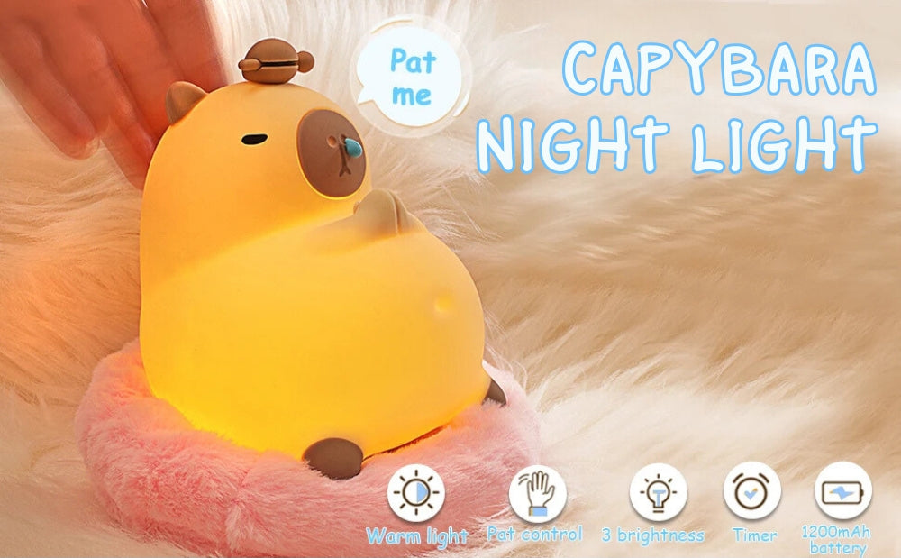 capybara portable night light