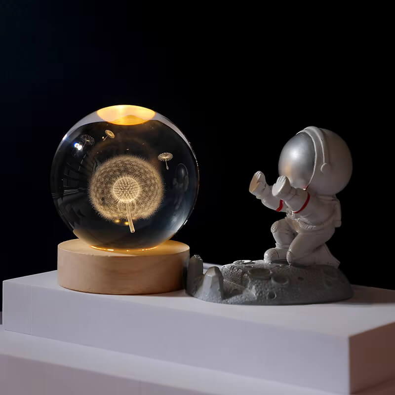 Solar System Celestial Crystal Ball Night Light