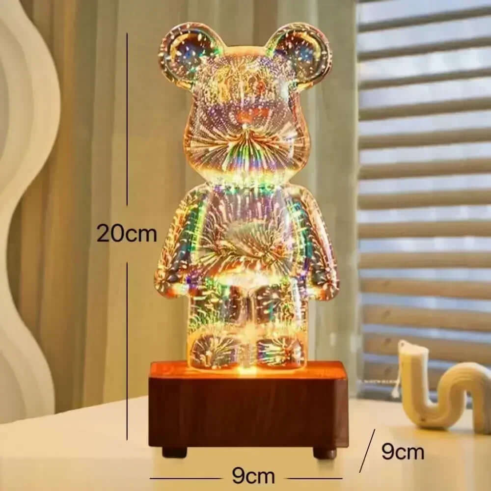 desk light, rgb bear-shaped nightlights