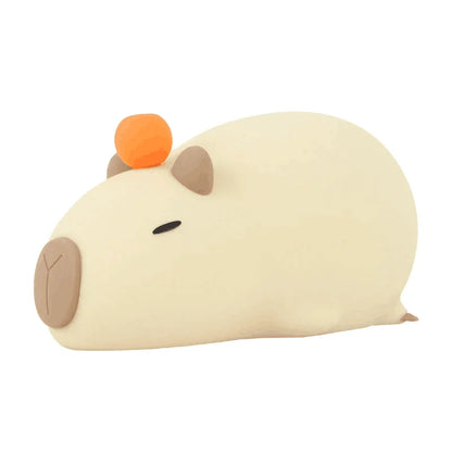 lying capybara night light