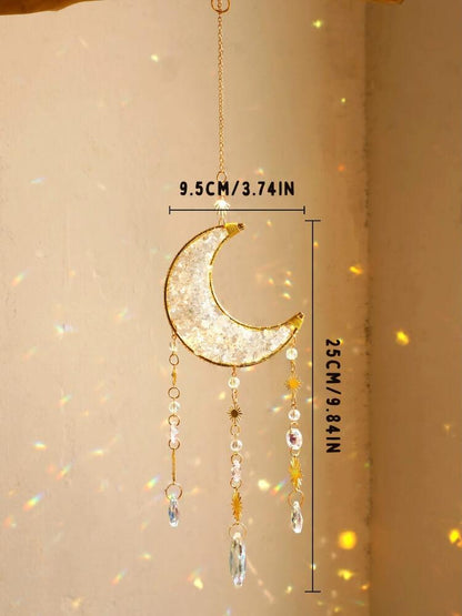 meditation gifts moon suncatcher