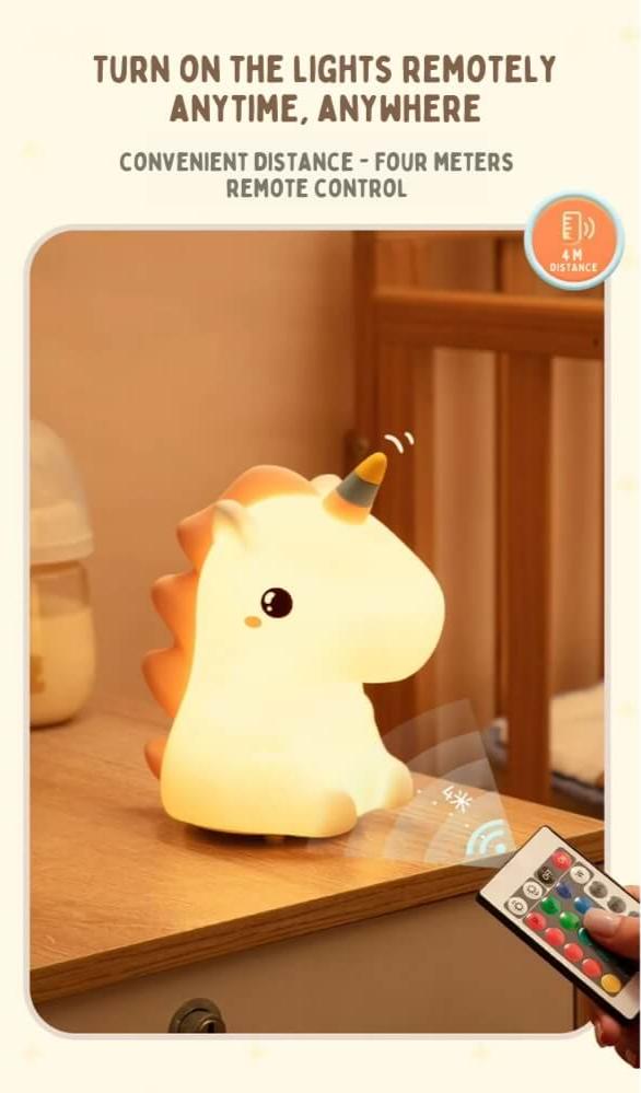 nursery lamps rainbow unicorn