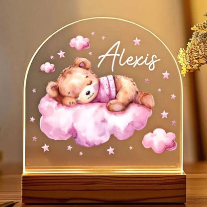 personalized girls desk lamp