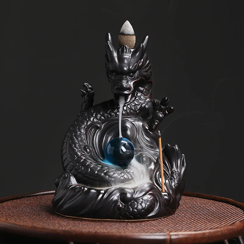 relaxation gifts dragon incense burner