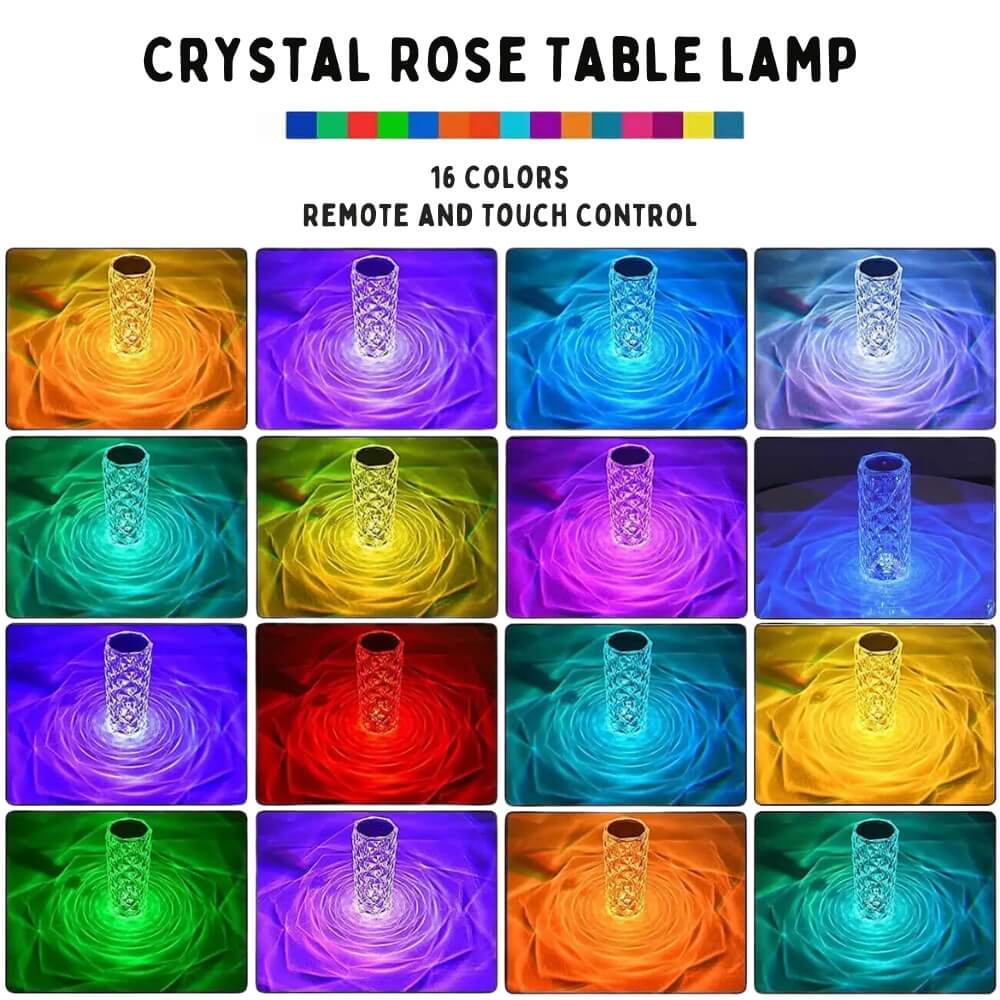 rgb tube lights crystal lamp